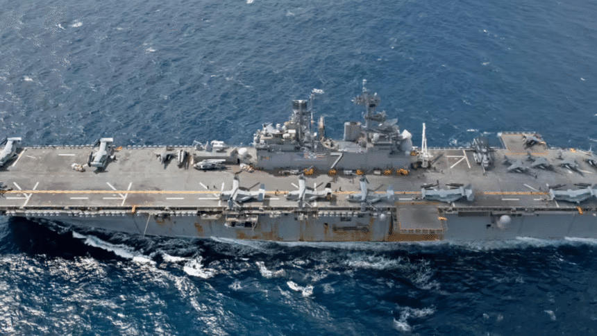 Escuadrón anfibio Estados Unidos Venezuela – USS Iwo Jima en operación