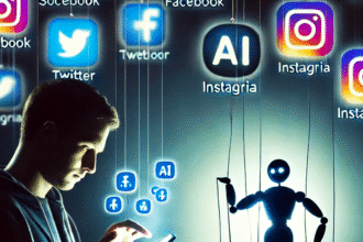 Usuarios exploran redes sociales con inteligencia artificial en nuevas plataformas digitales.