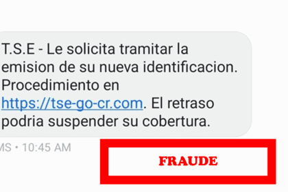 SMS falso TSE