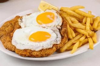 Plato con frituras mostrando daños de frituras