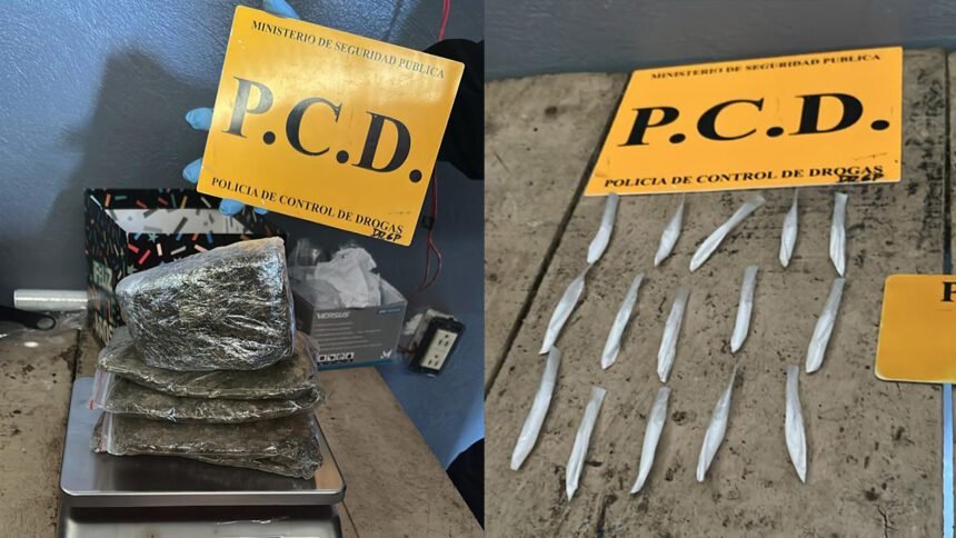 Golpe al Narcotráfico: PCD allana casas de venta de drogas en Guácimo