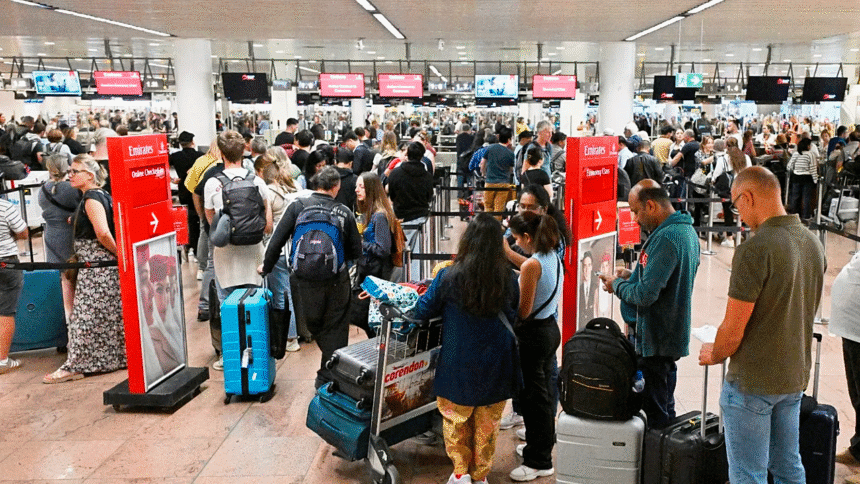 Ciberataque aeropuertos europeos facturación y embarque