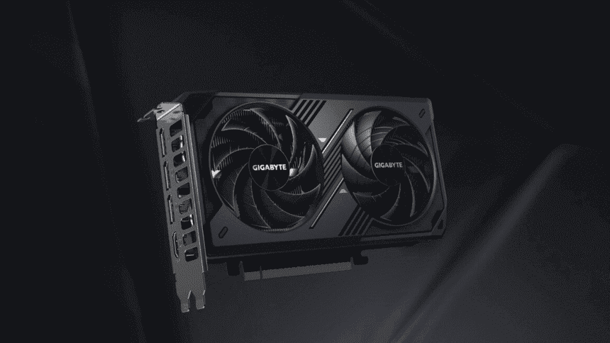 Tarjeta gráfica Nvidia RTX 5060 muestra su diseño de nueva generación.