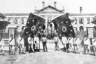 Imagen histórica del Levantamiento de Wuchang