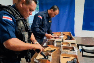 Fuerza Pública Heredia decomiso de armas