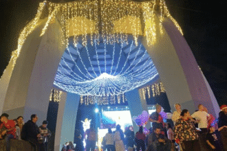 Imagen de Luces de Navidad en parques de San José