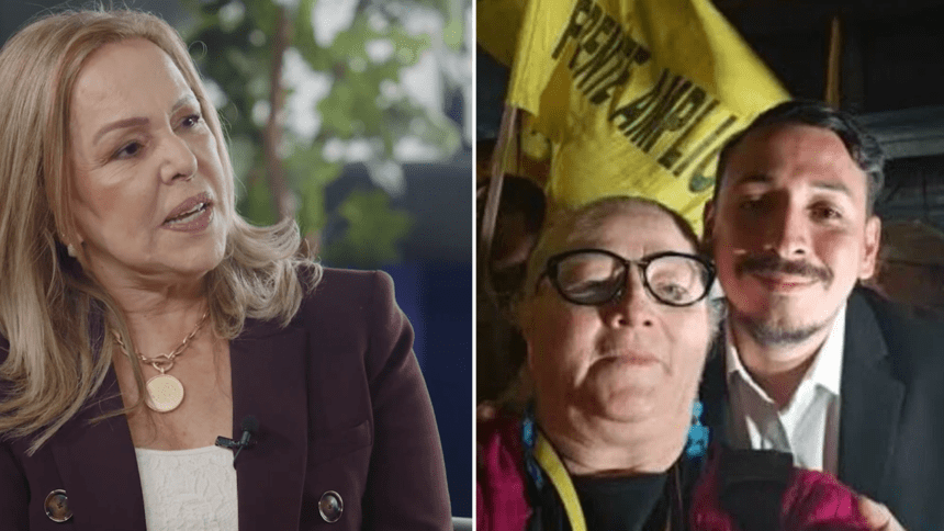 Ana Virginia Calzada aparece junto a comunicadoras denunciadas