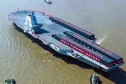 Catapulta electromagnética del portaaviones chino Fujian
