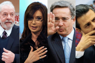 Líderes latinoamericanos enfrentan procesos judiciales por corrupción y abuso de poder.