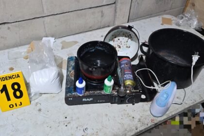  OIJ desarticula cocina de droga de "Los Maruja"