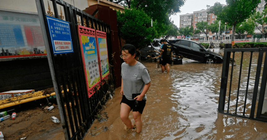 Inundación en China