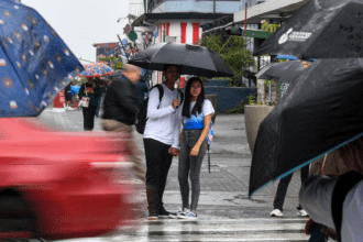 Empuje frío 14 trae vientos fuertes, lluvias y frío al país