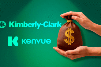 Edificio de Kimberly-Clark con logo de Kenvue – Kimberly-Clark compra Kenvue