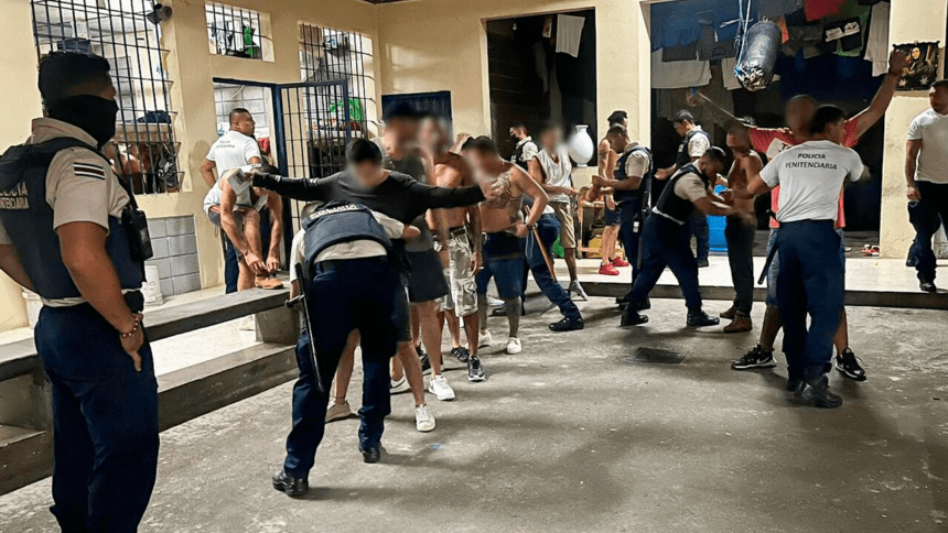 Operativo de cero tolerancia de la Policía Penitenciaria en el CAI Limón