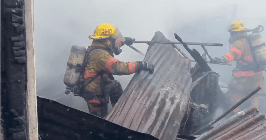 Incendio en Desamparados