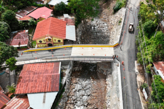 “Construcción del nuevo puente Acosta sobre el río Jorco”